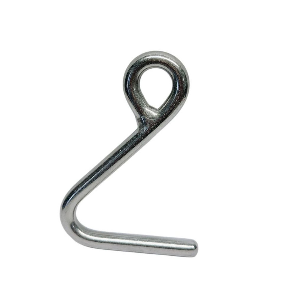 Stainless Steel Top Dock Deck Rope Yacht Marine Grade Cunningham S Hook 1/4"