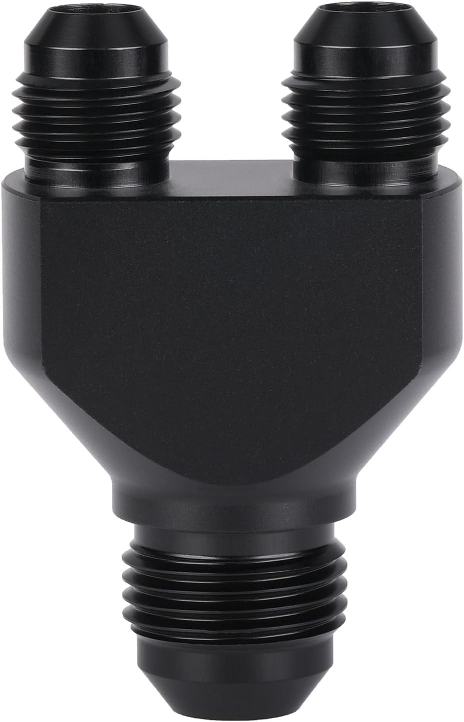 8AN Male to Parallel Dual 6AN 6AN Male Y Block Fuel Fitting 8AN to 2 x 6AN