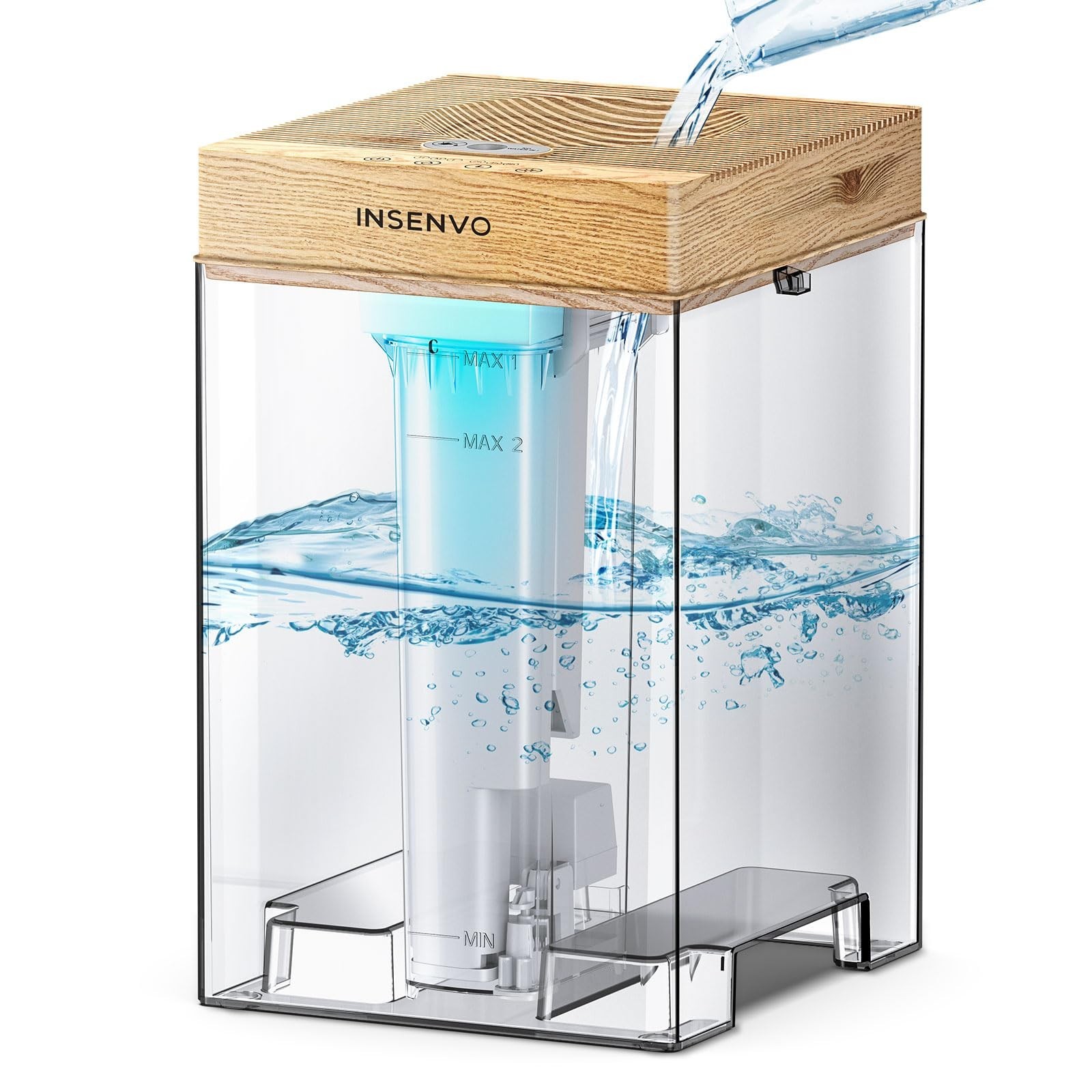 Humidifier 7.5L for Bedroom, Anti-leak Design & Top Fill, Ultrasonic Cool Mist