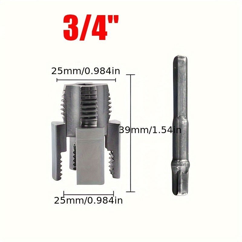 Integrated Internal & External Pipe Threading Tool,PVC Pipe Thread Cutting Tool