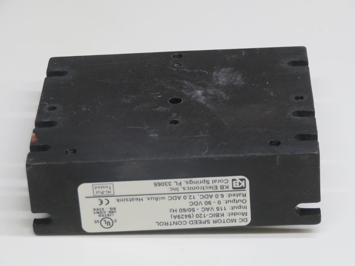 KB ELECTRONICS KBIC-120 DC MOTOR SPEED CONTROL T254316