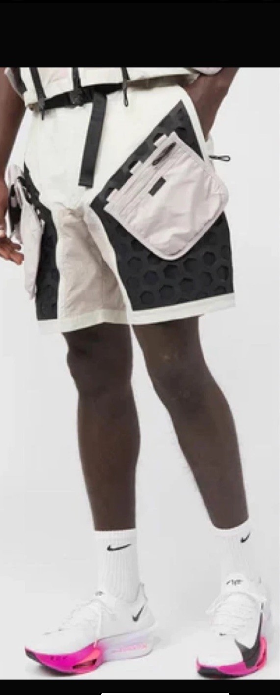 $200 L Nike ISPA Modular Pocket Shorts FV4895-072 Light Bone Mens L New