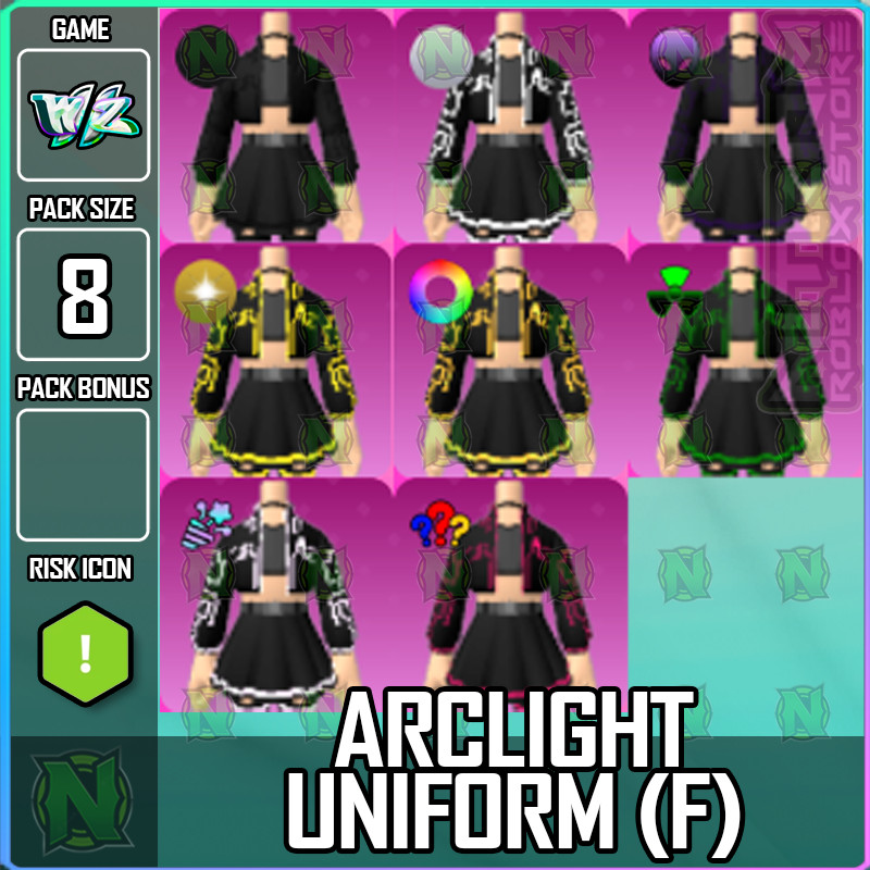 World Zero WZ - 8 PACK - ARCLIGHT UNIFORM (F)