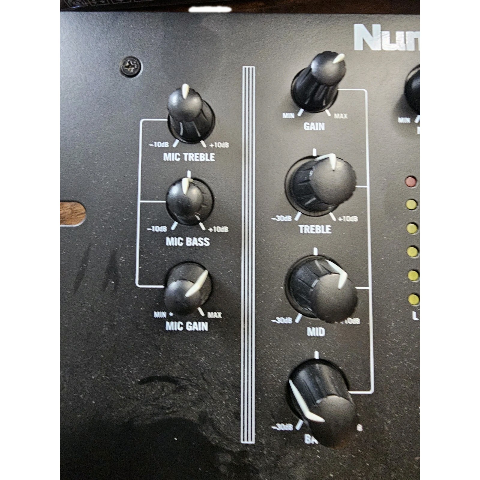 NUMARK M2 Black Performance Scratch DJ MIXER - Near Mint - Original Box DAMAGE