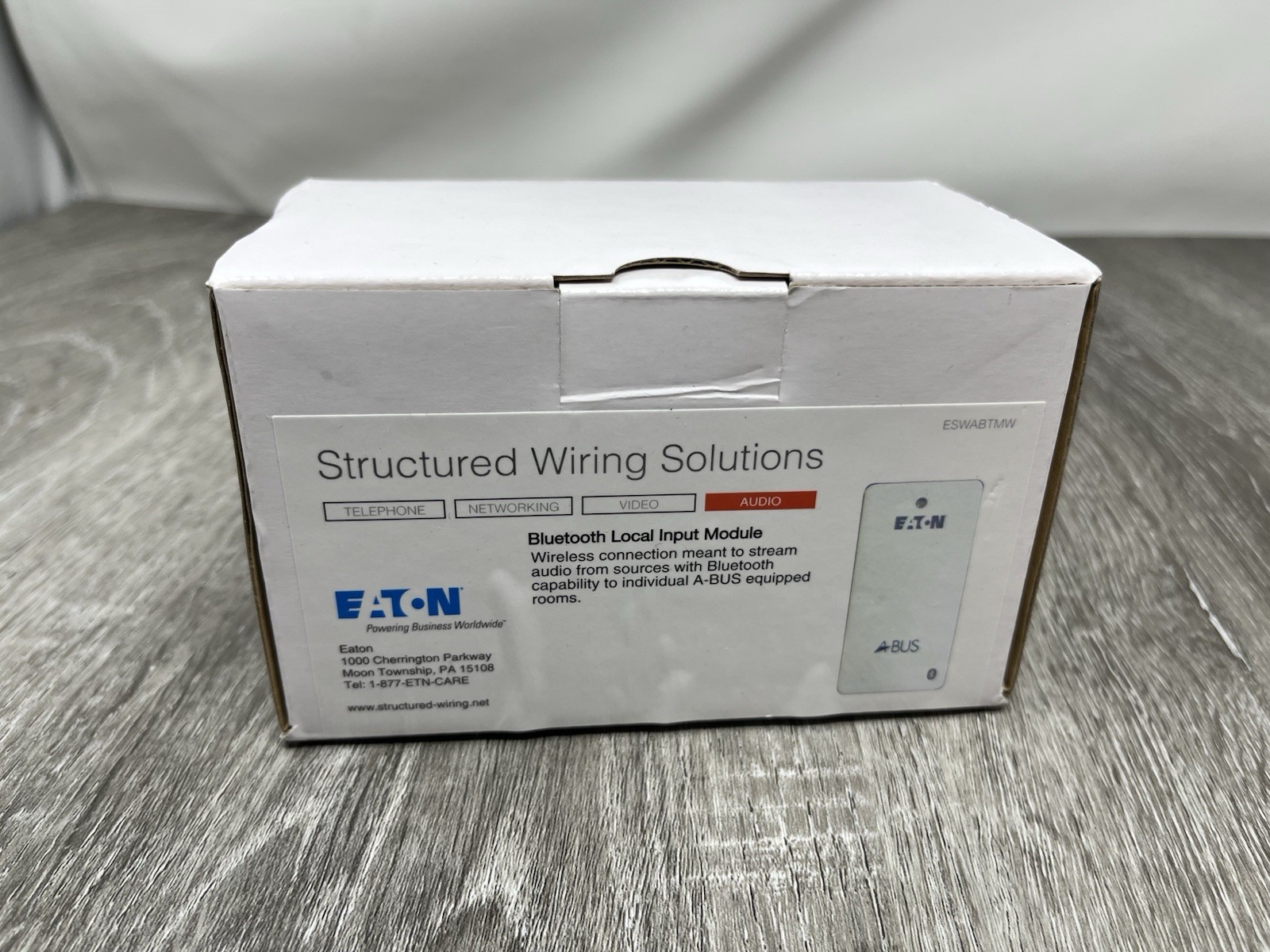 Eaton Structured Wiring Solutions Bluetooth Local Input Module White ESWABTMW