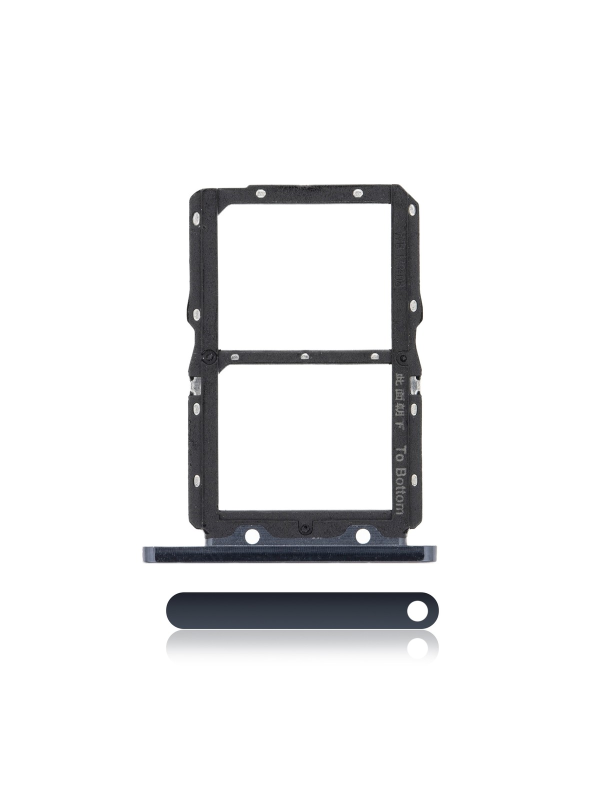 Replacement Sim Card Tray Compatible For Huawei Honor 20 (Midnight Black)