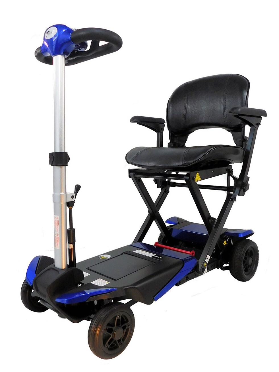 Enhance Mobility Transformer 2 Automatic Folding Electric Mobility Scooter Blue