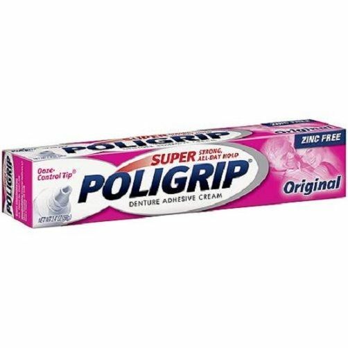 Super Poligrip Original Denture Adhesive Cream 2 Pack
