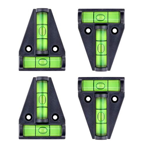 4Pcs T Type RV Levels, Cross Check Leveler Bubble for RV Camper Accessories,