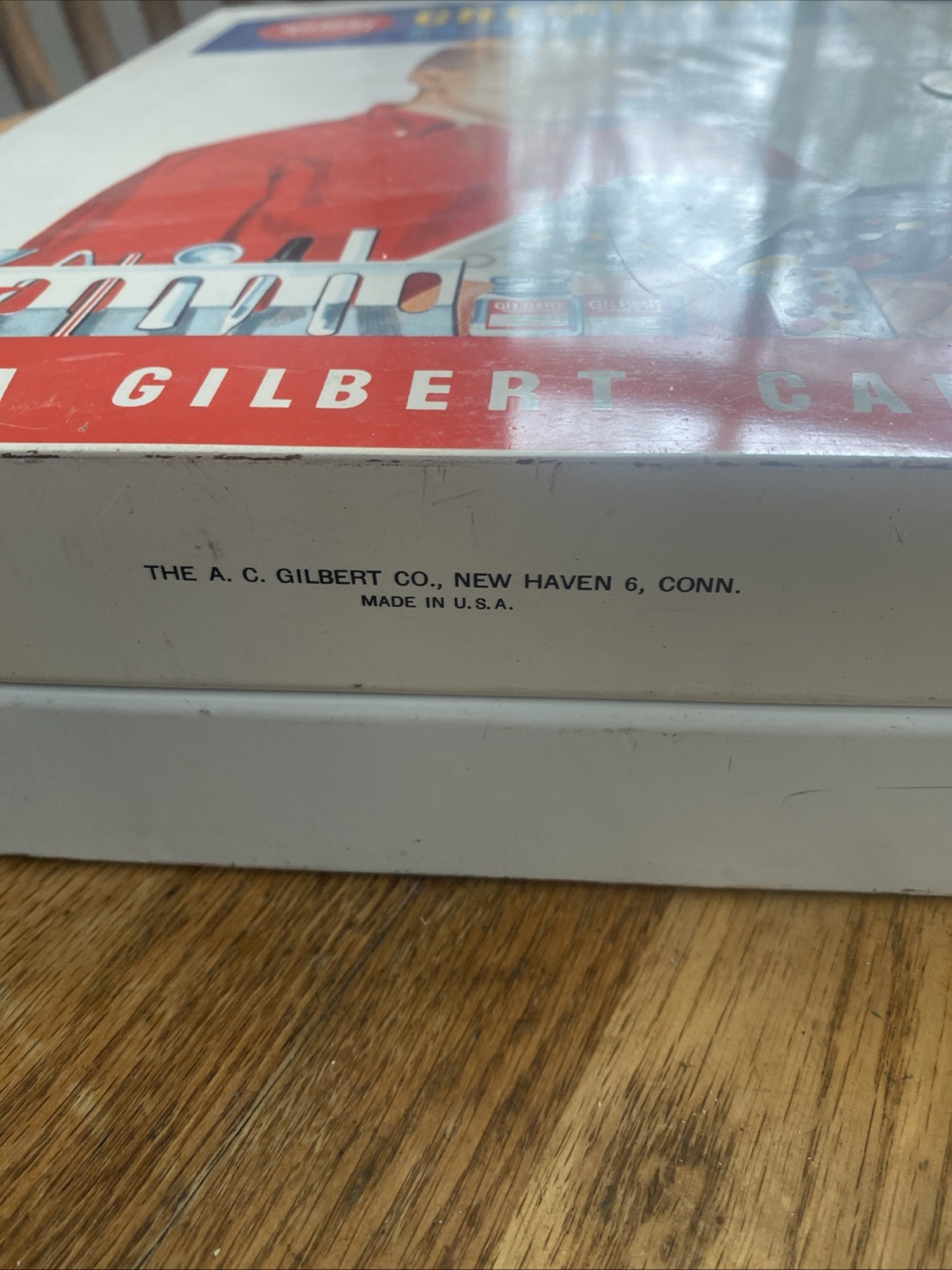 6 Bay Gilbert Chemistry Set 1960's? # 12042