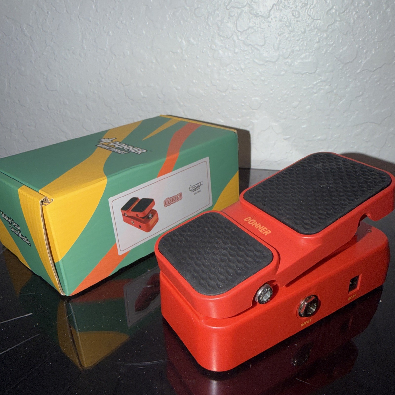 Donner Mini Wah Volume Pedal For Keyboard Synthesizer Expression Alternative