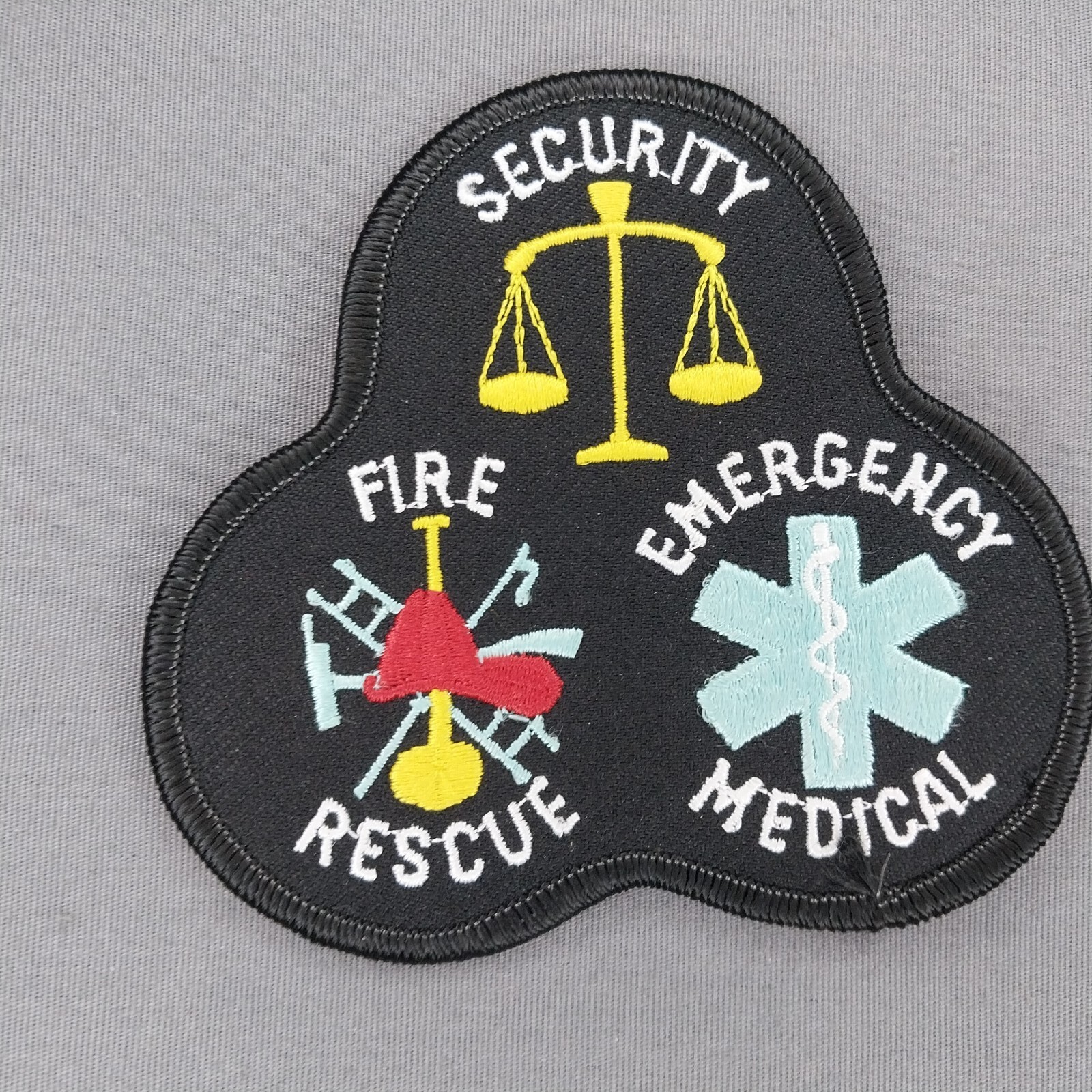 Security Fire Rescue Emergency Medical Unknown 3 3/4" Patch