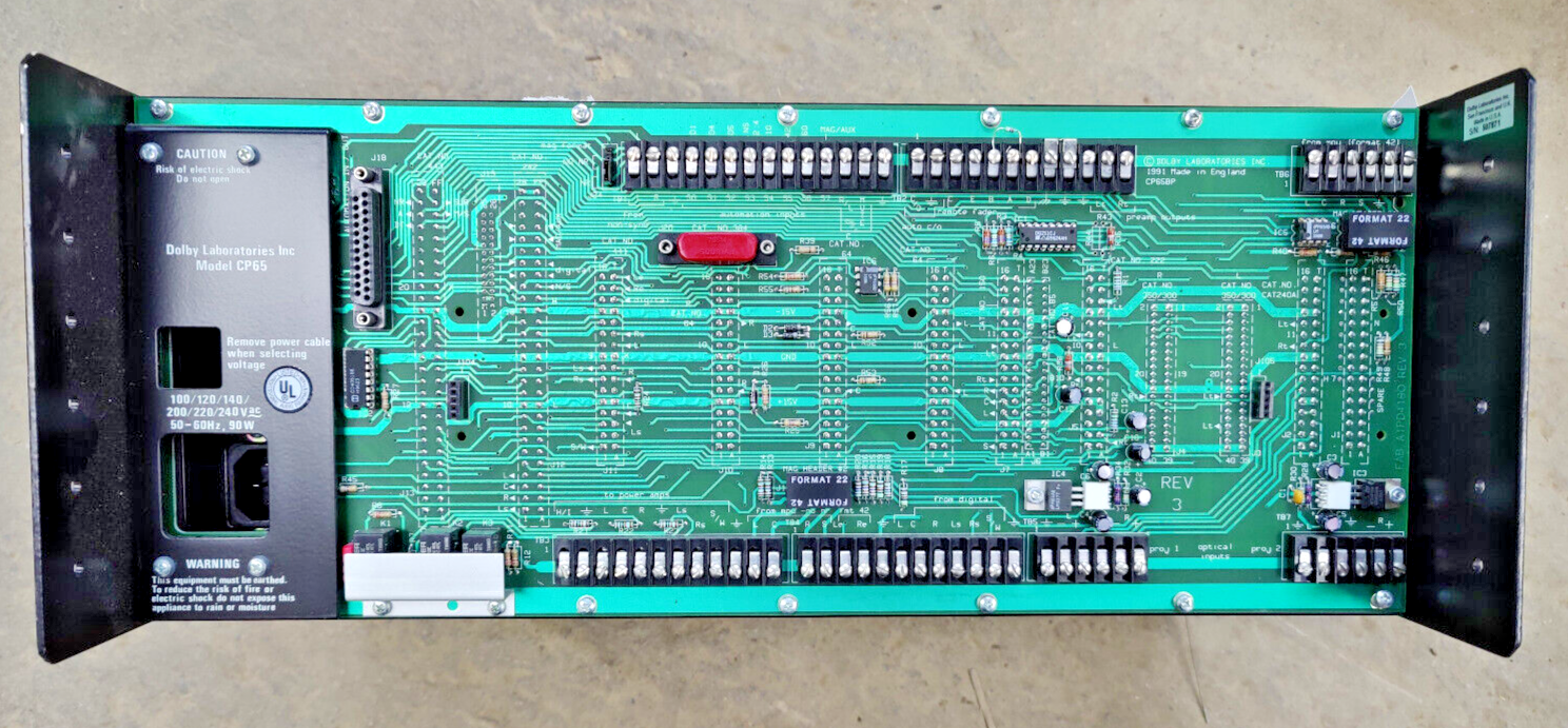 -- PARTS -- Dolby Model CP65 ~ Cinema Sound Processor, Stereo, Analog 6-Channel