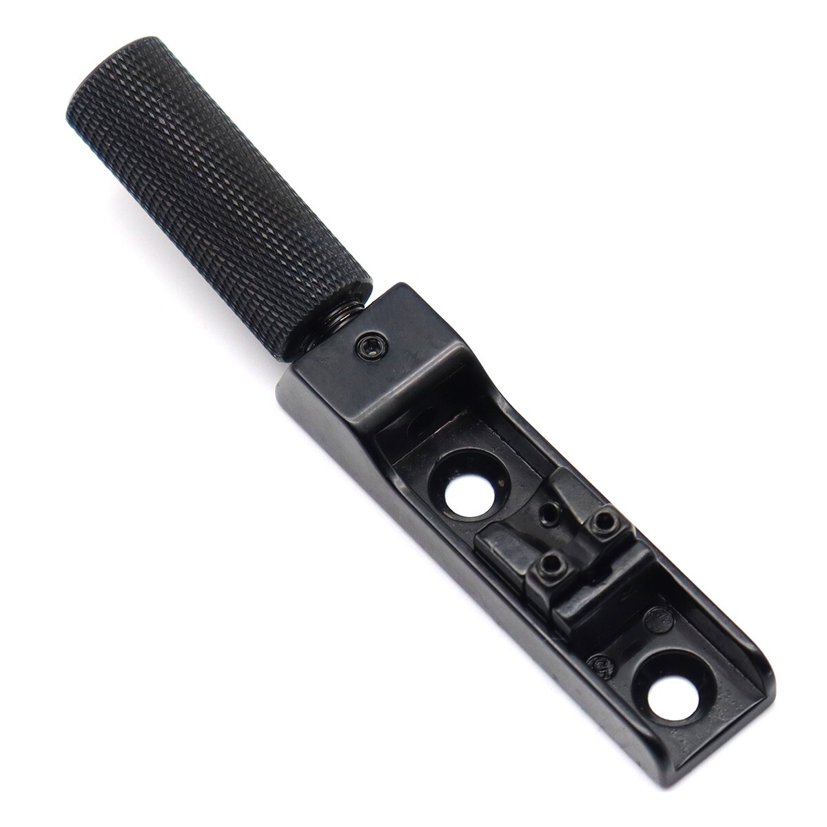 6 String Single String Bass Bridge Headless Individual Bridges and Nuts Black