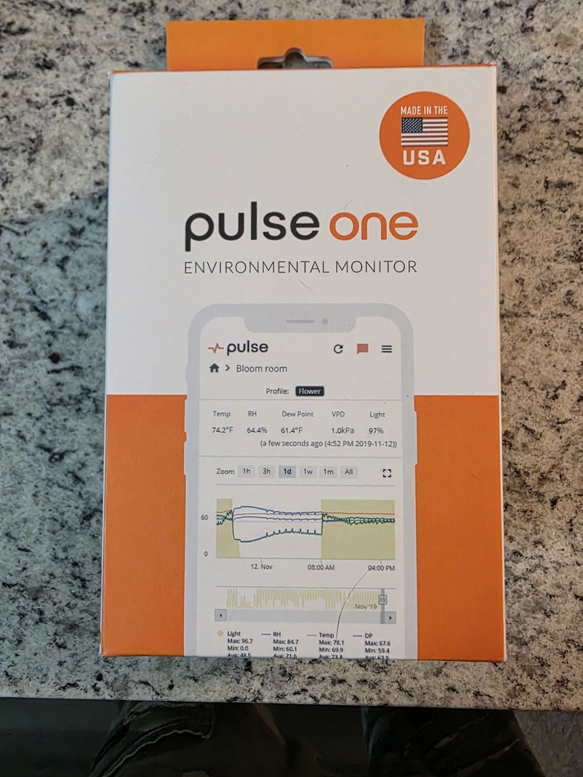 Pulse One Environmental Monitor Grow Room Monitor - NEW