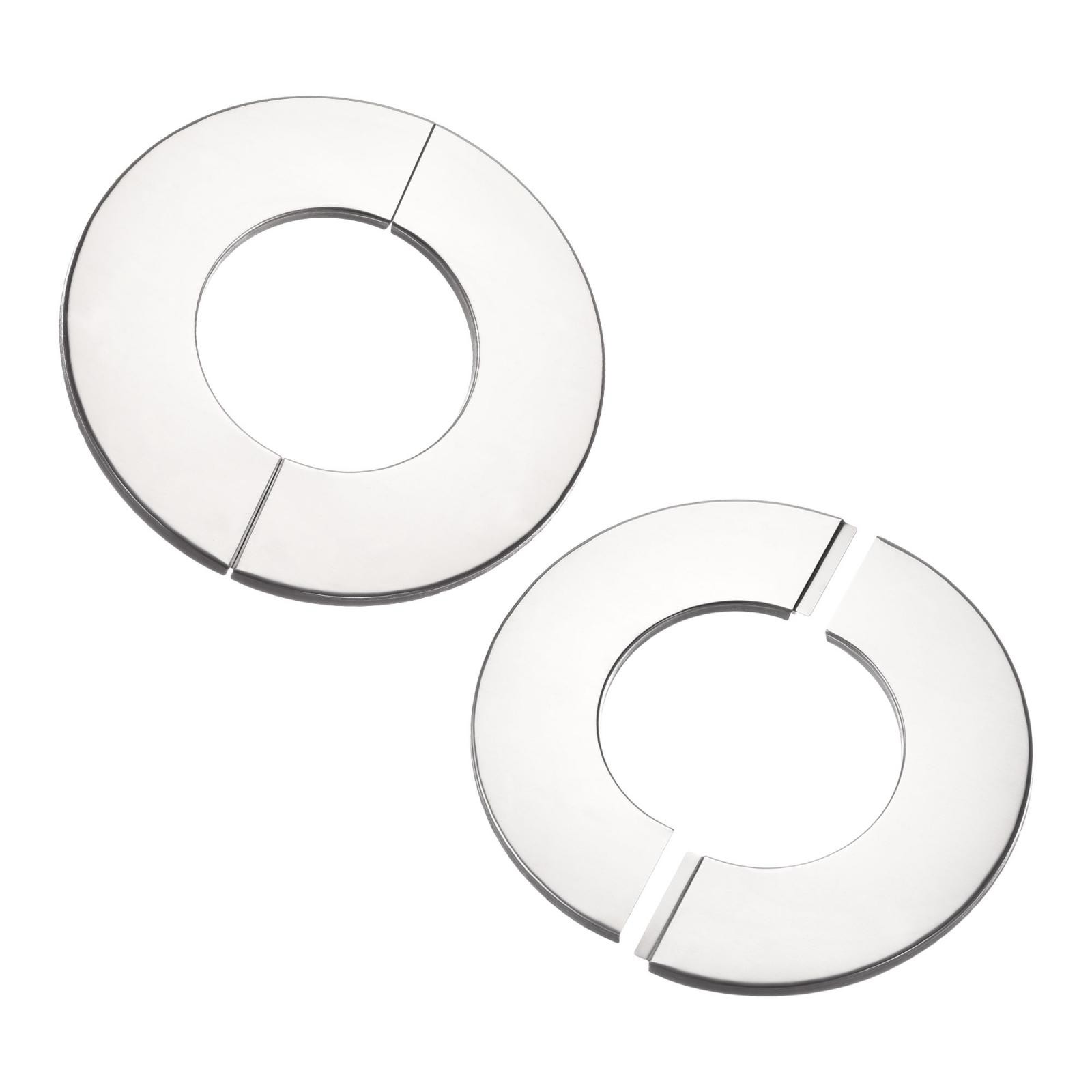 Wall split flange, round coating plate diameter 90mm