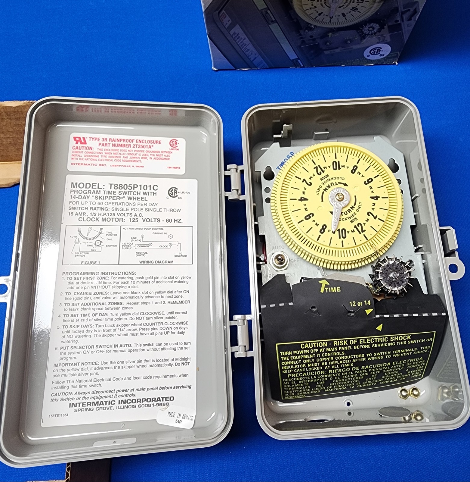 Intermatic T8805P101C Series Automatic Sprinkler Timer for Irrigation