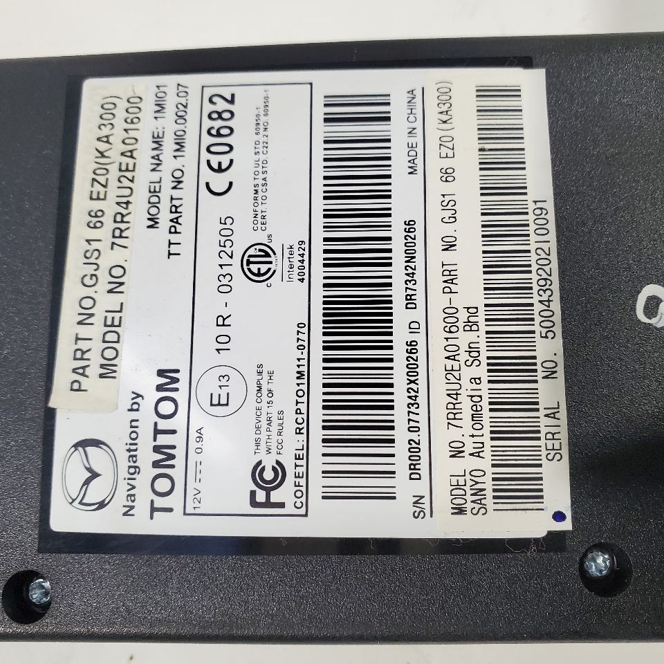 2013 Mazda CX-9 OEM Tom Tom Navigation Control Module gjs166ez0