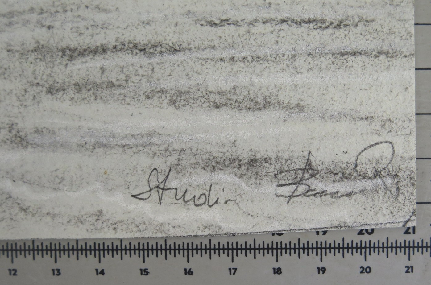 Drawing Dated 1990 Preparatory Study Signed Beccaria Pencil On Paper DR4