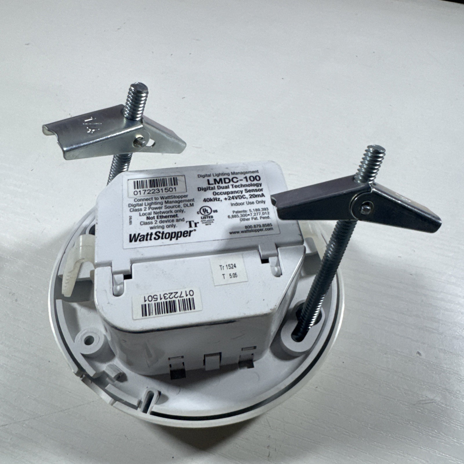 READ (2) Wattstopper LMDC-100 DLM Dual Tech Sensor Ceiling Mount UNTESTED