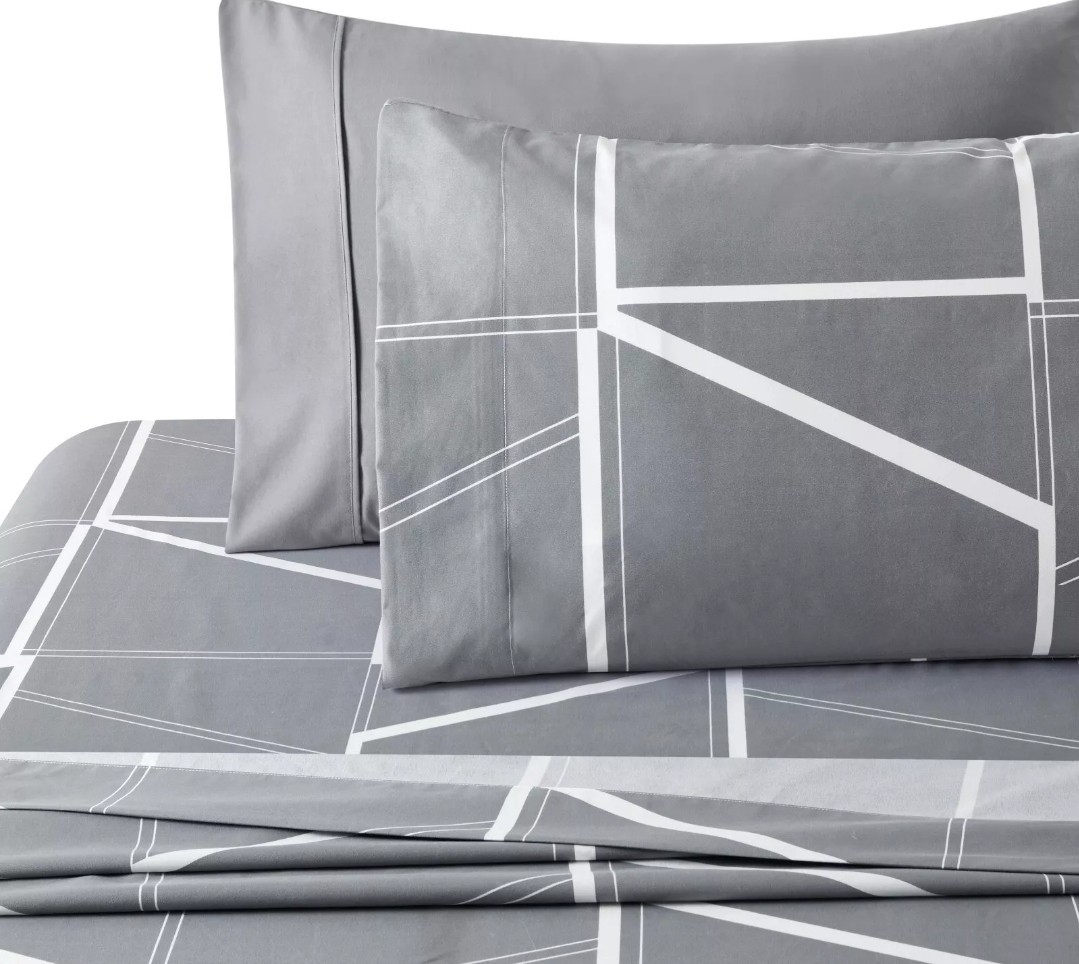 Marina Decorations 6 Piece Sheet Set, Modern Geometric, Deep Pocket, Size Double