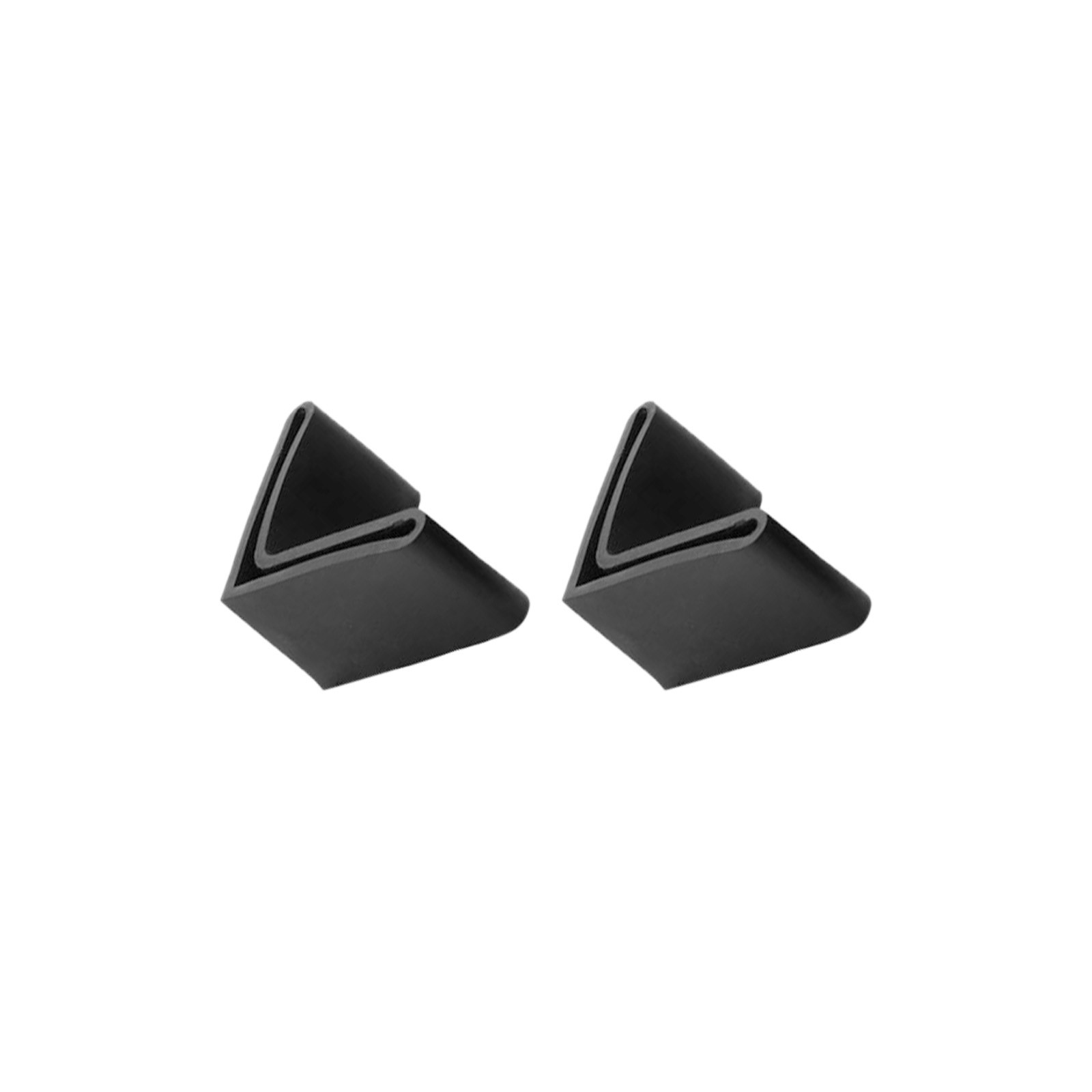 Furniture Angle Iron Foot Pads(30mm/1.18") 2Pcs, Rubber  L Shape Foot Covers