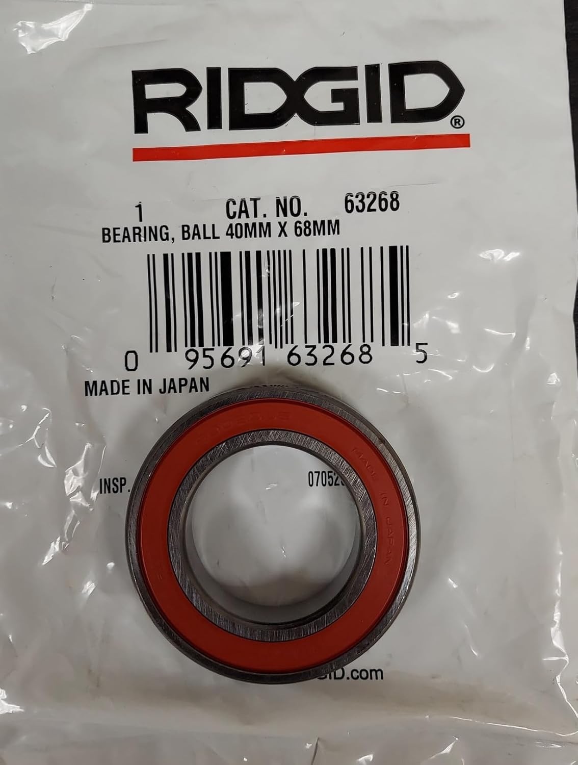 NEW RIDGID 63268 Bearing Ball 40MM X 68MM Made In Japan ~ Free Shipping