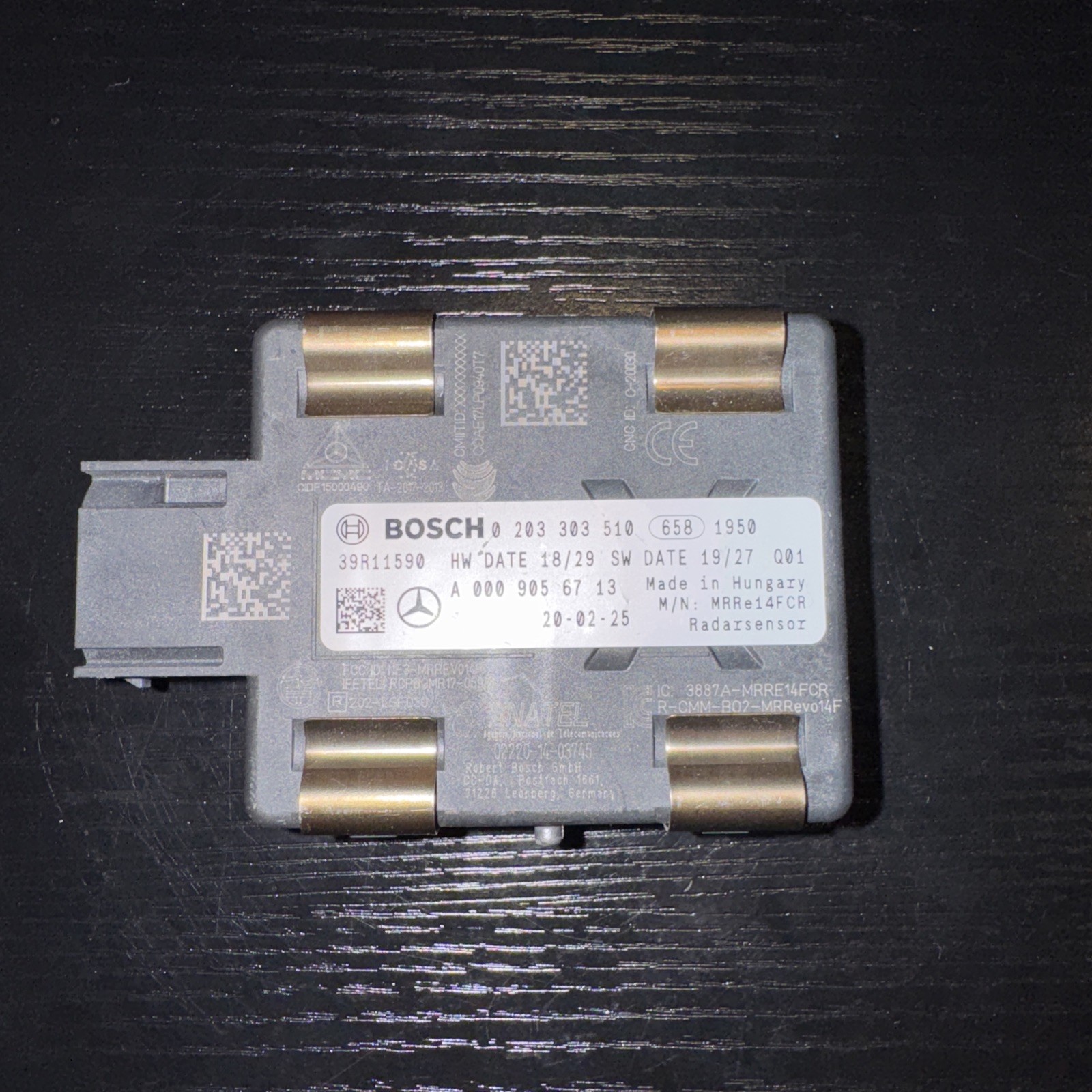 2015-2023 Mercedes-benz GLC C Class Radar Distance Sensor OEM #112