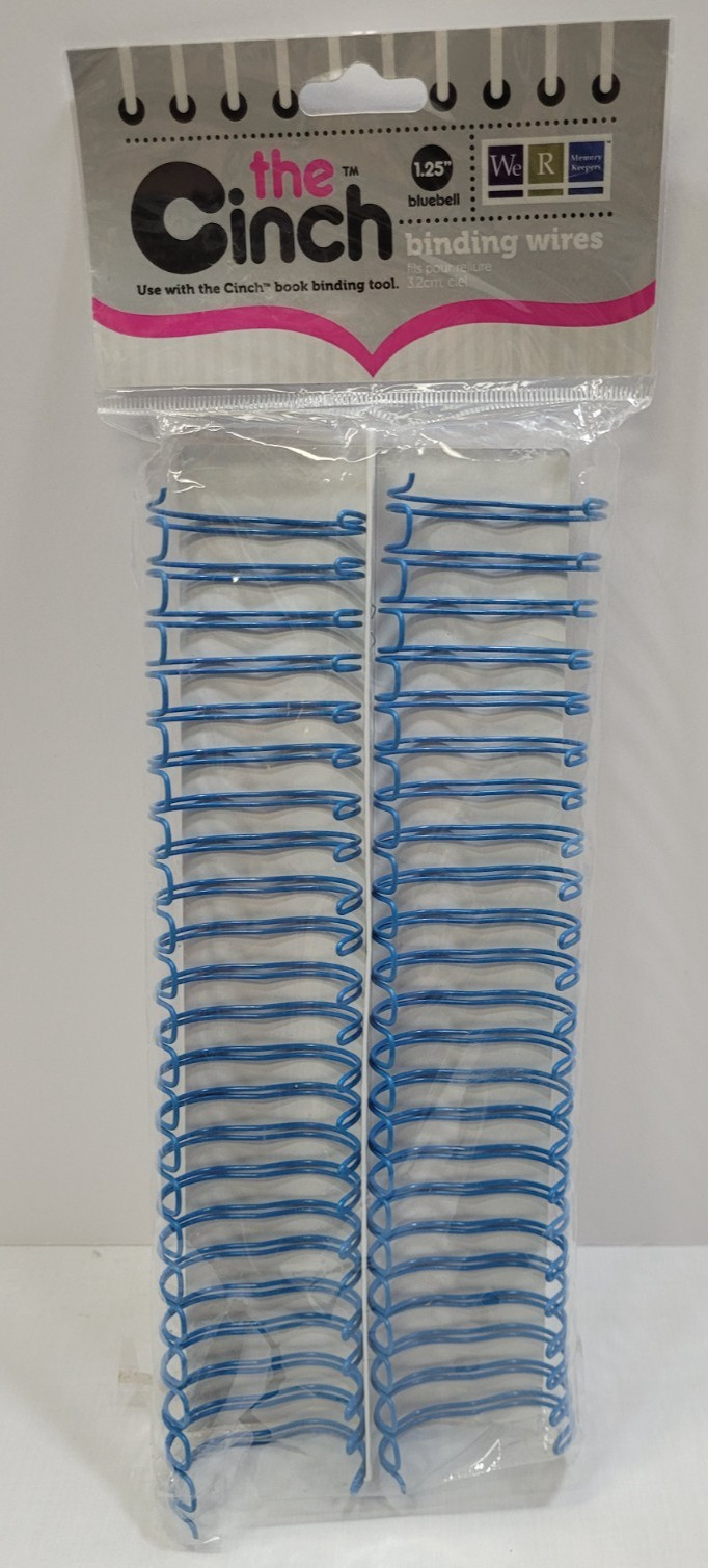 The Cinch 1.25in Binding Wires We R Memory Keepers Blue Bell Scrapbooking