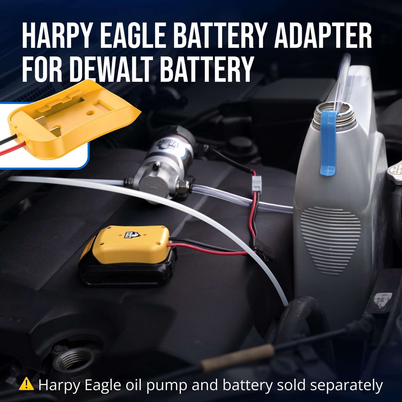 Harpy Eagle Battery Adapter for Yellow 20V MAX Adapter,