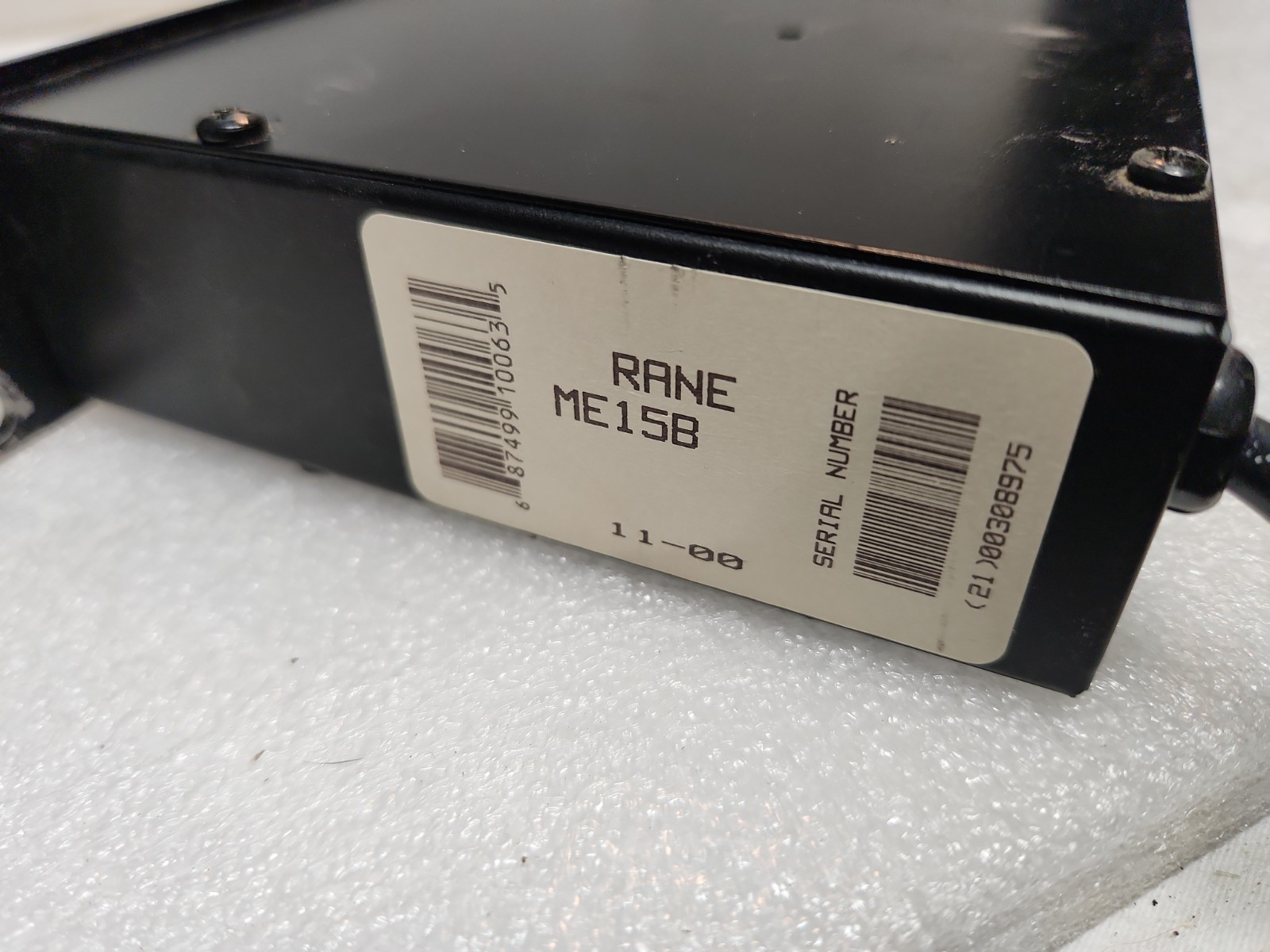Rane ME 15B Graphic Equalizer 2 Channel Rackmount Pro Audio EQ Tested Works