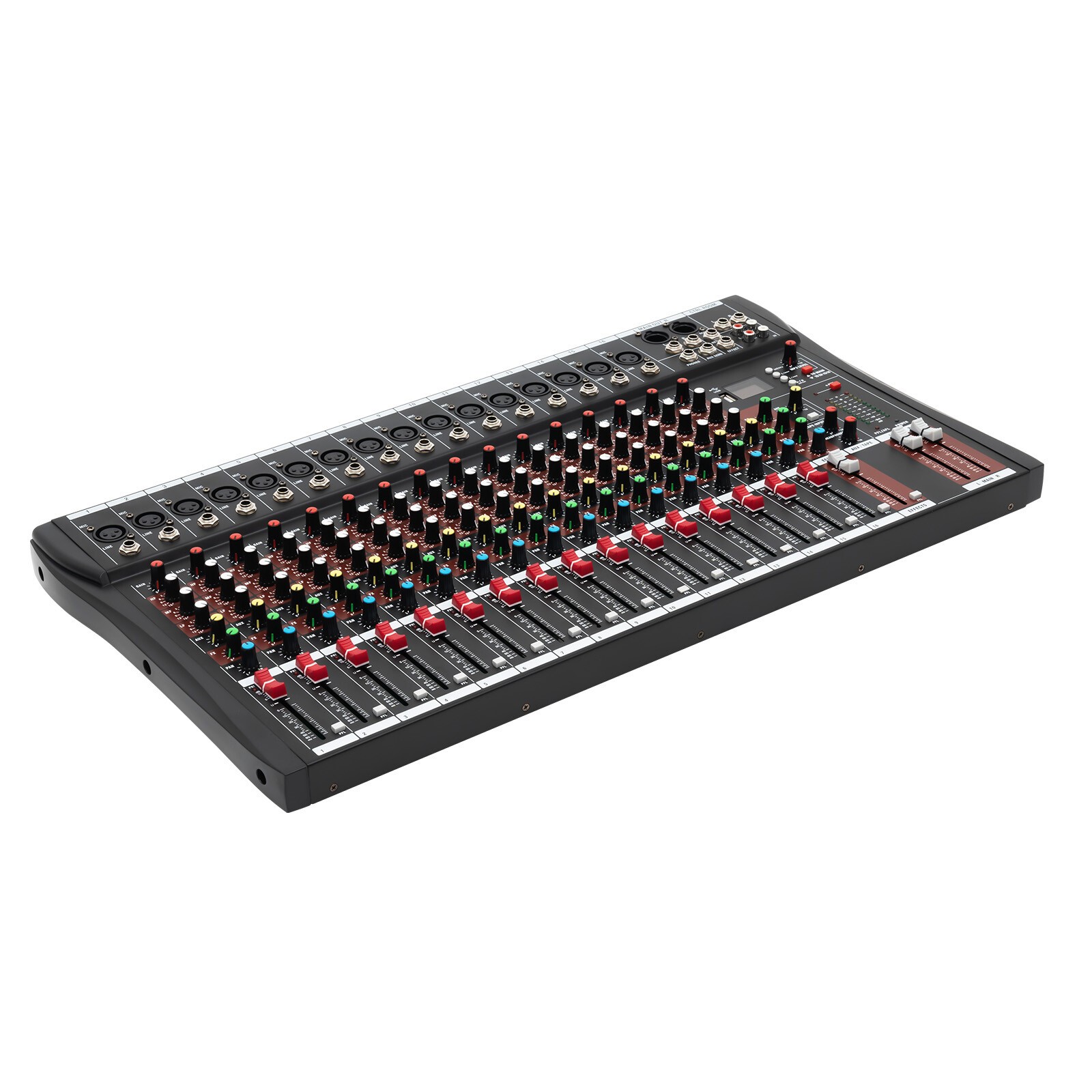 16 Channel Professional Powered Mixer Power Mixing 16 DSP Stage/Live Sound USB