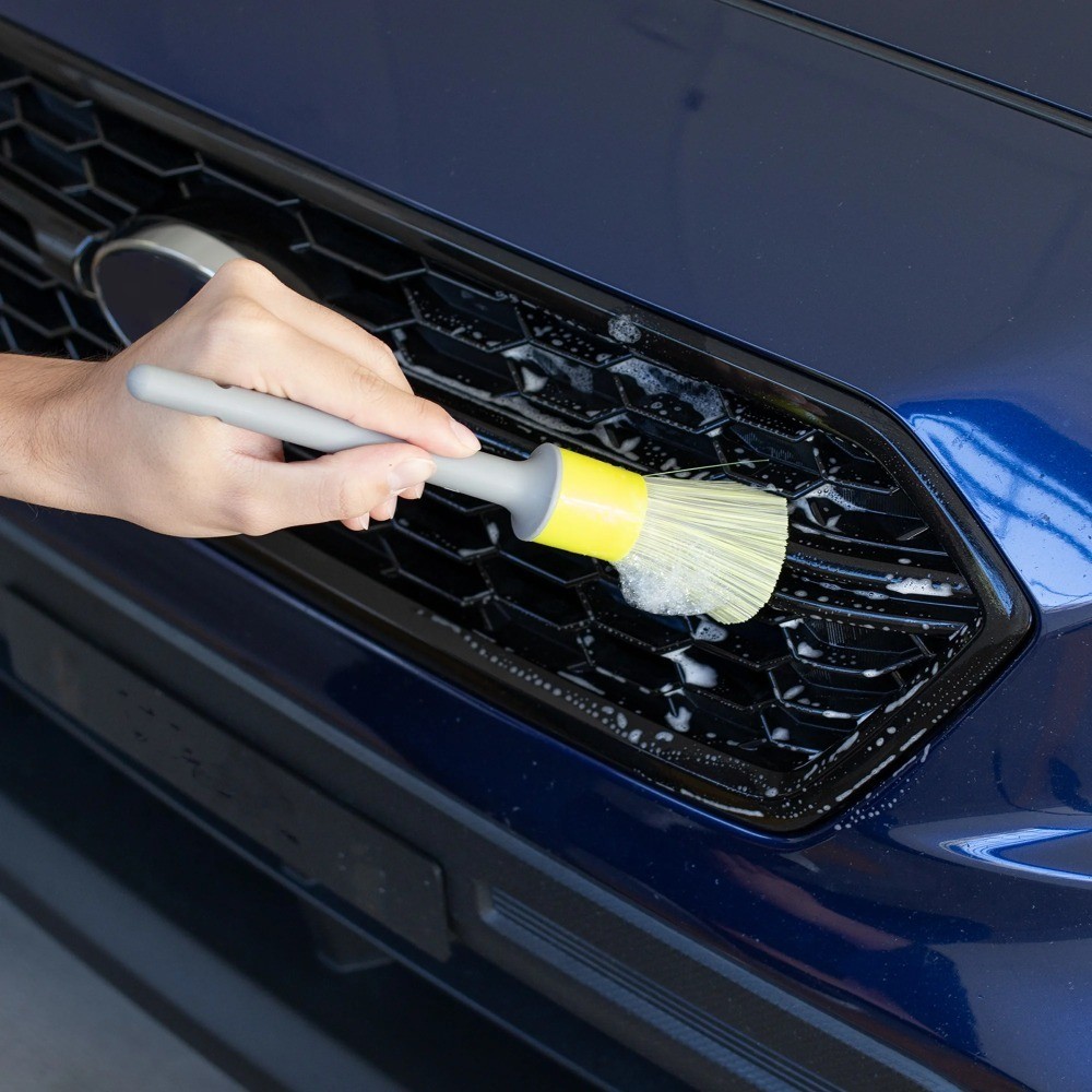 Interior & Exterior Car Detailing Brushes, 2-Piece Set