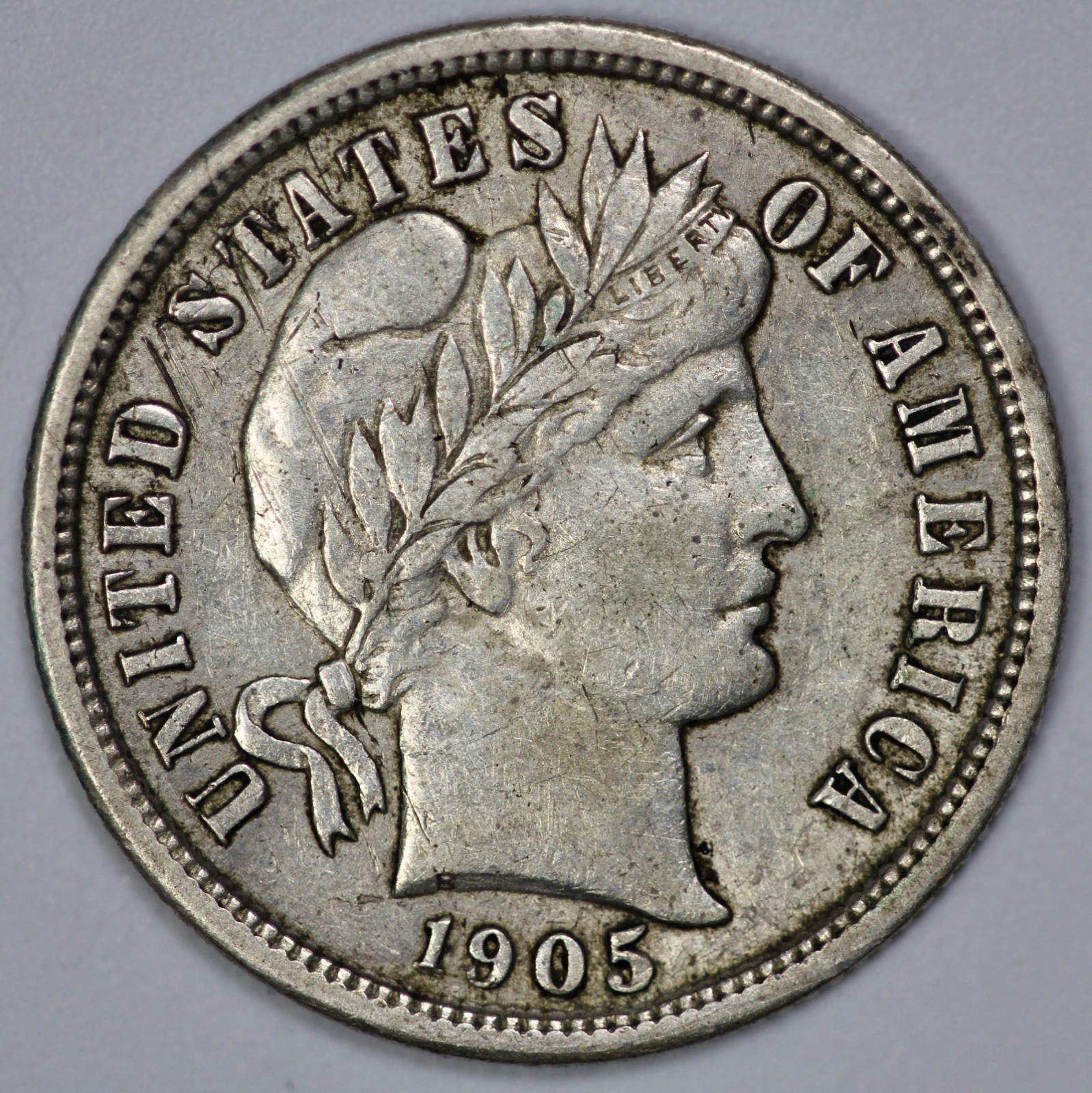 1905-S Barber 10c Silver Dime