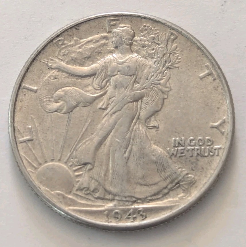 1943  Walking Liberty Half Dollar -T661