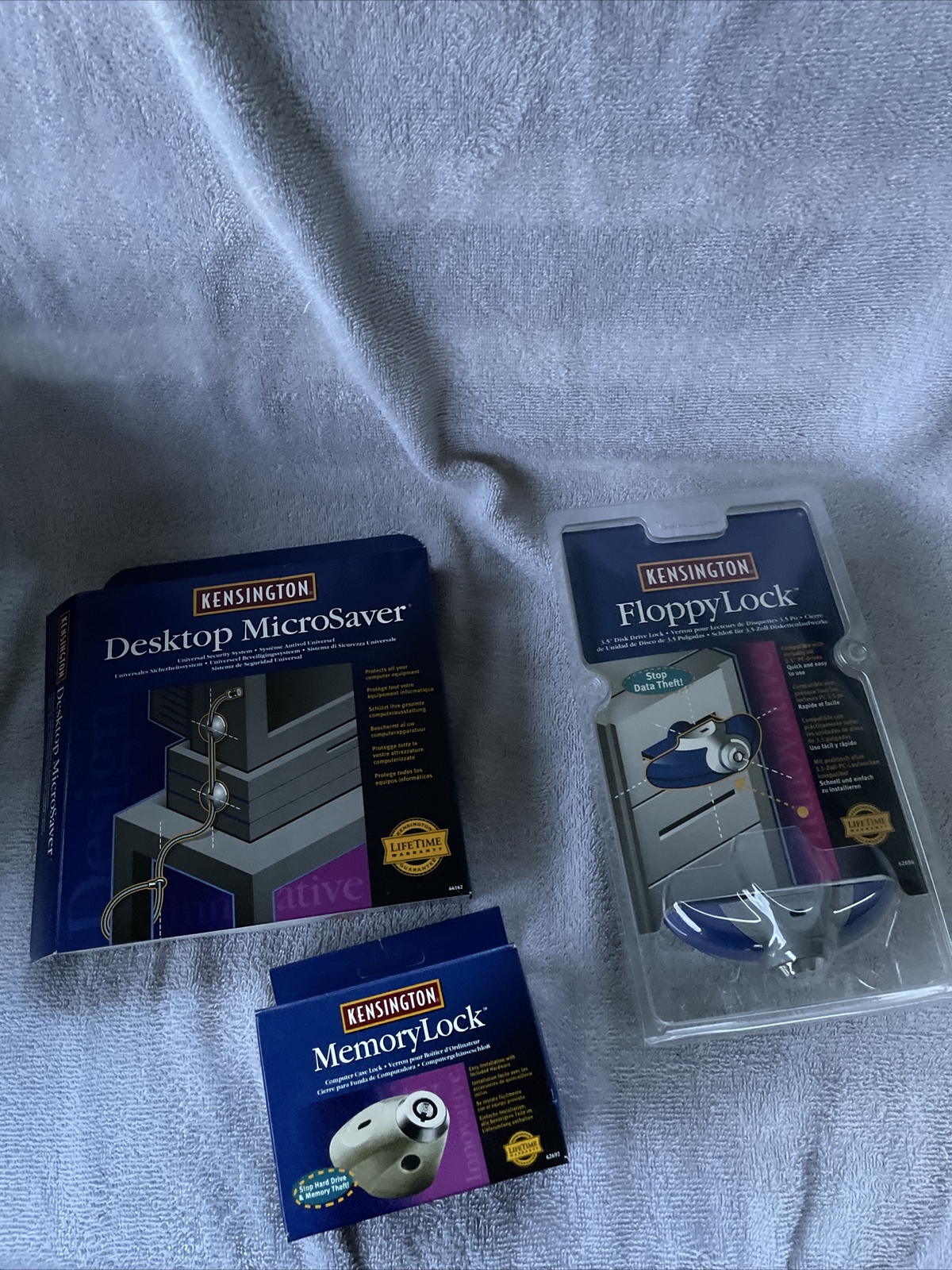 Kensington Desktop Micro saver/floppy Lock/Memory Lock Set (5a)