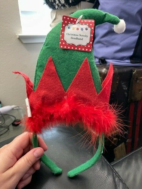 Christmas Adult Elf Hat Novelty Headband New!!!