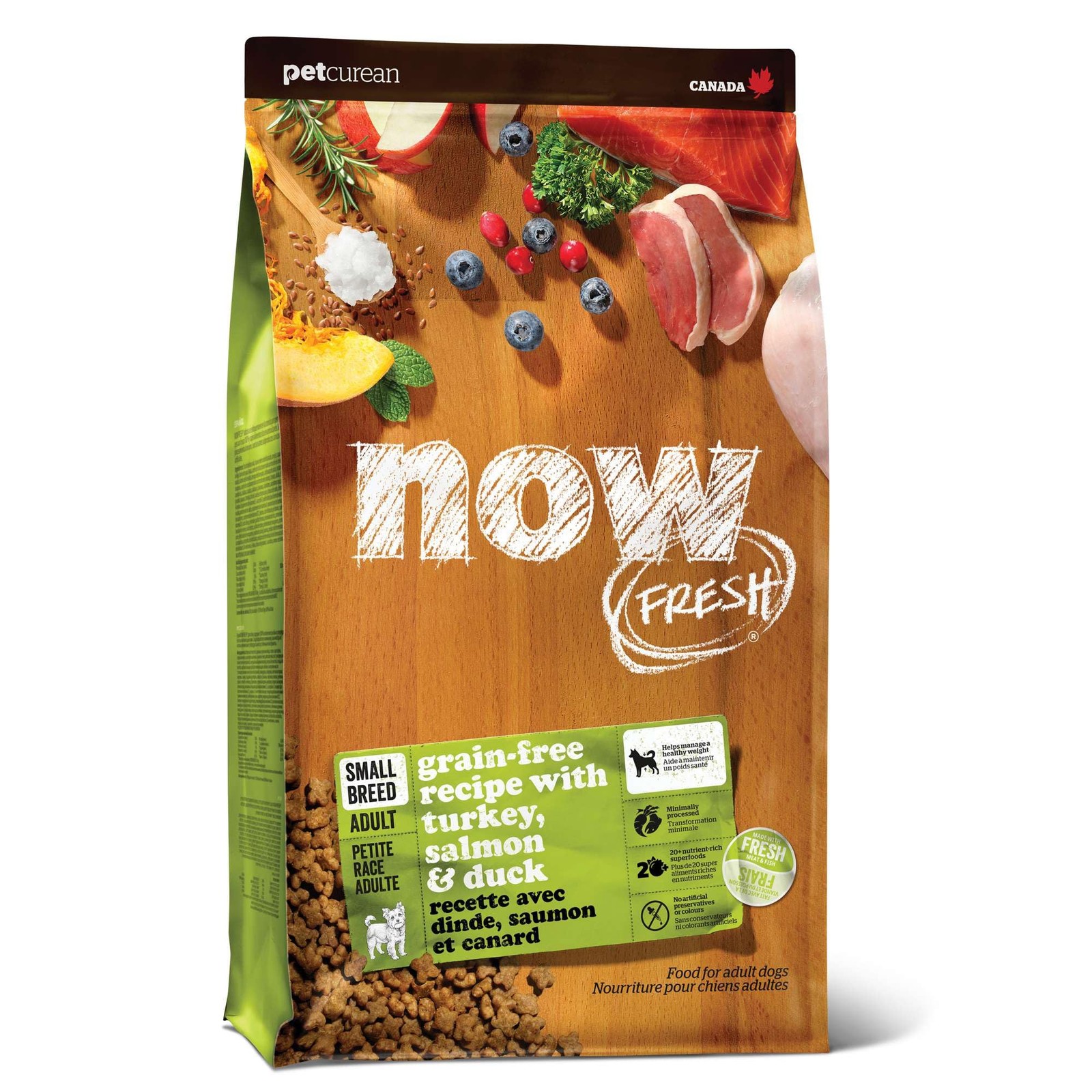 Now Fresh Grain-Free Small Breed Dry Dog Food w/ Turkey, Salmon & Duck