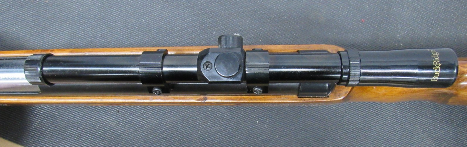 National Standard Break Barrel Air Rifle 4.5 Wood Stock Optronics RB-415 Scope