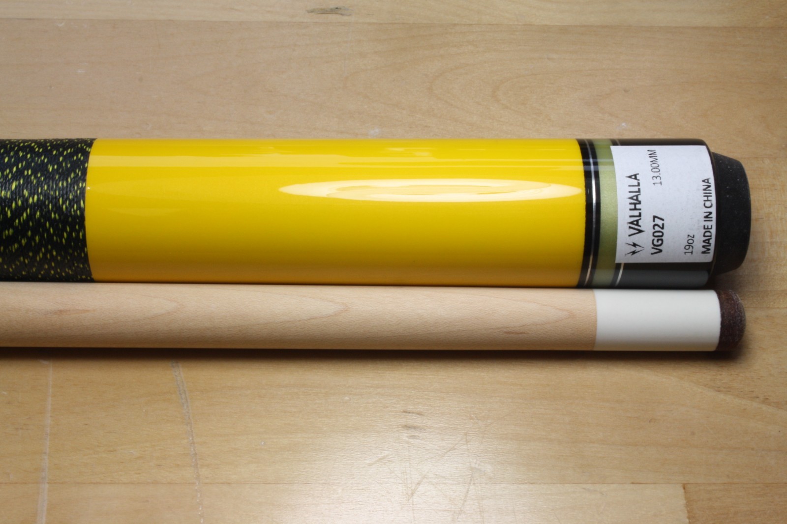 New Yellow Viking Pool Cue Billiards Stick Life Warranty Free Ship VG027 19 oz