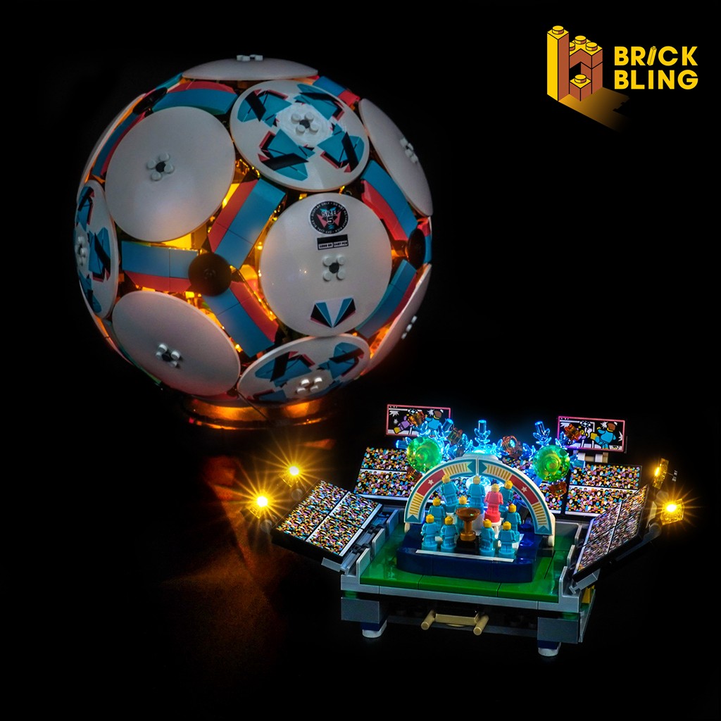 BrickBling LED Light for LEGO Editions Soccer Ball 43019 (Colorful)