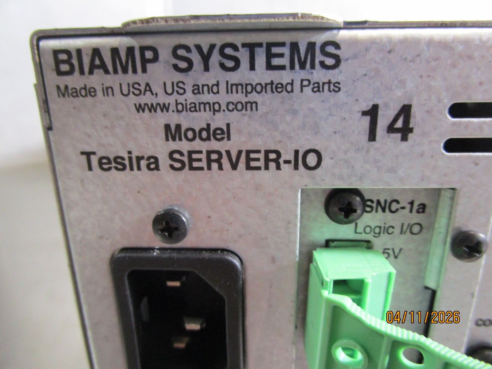 Biamp Tesira Server IO