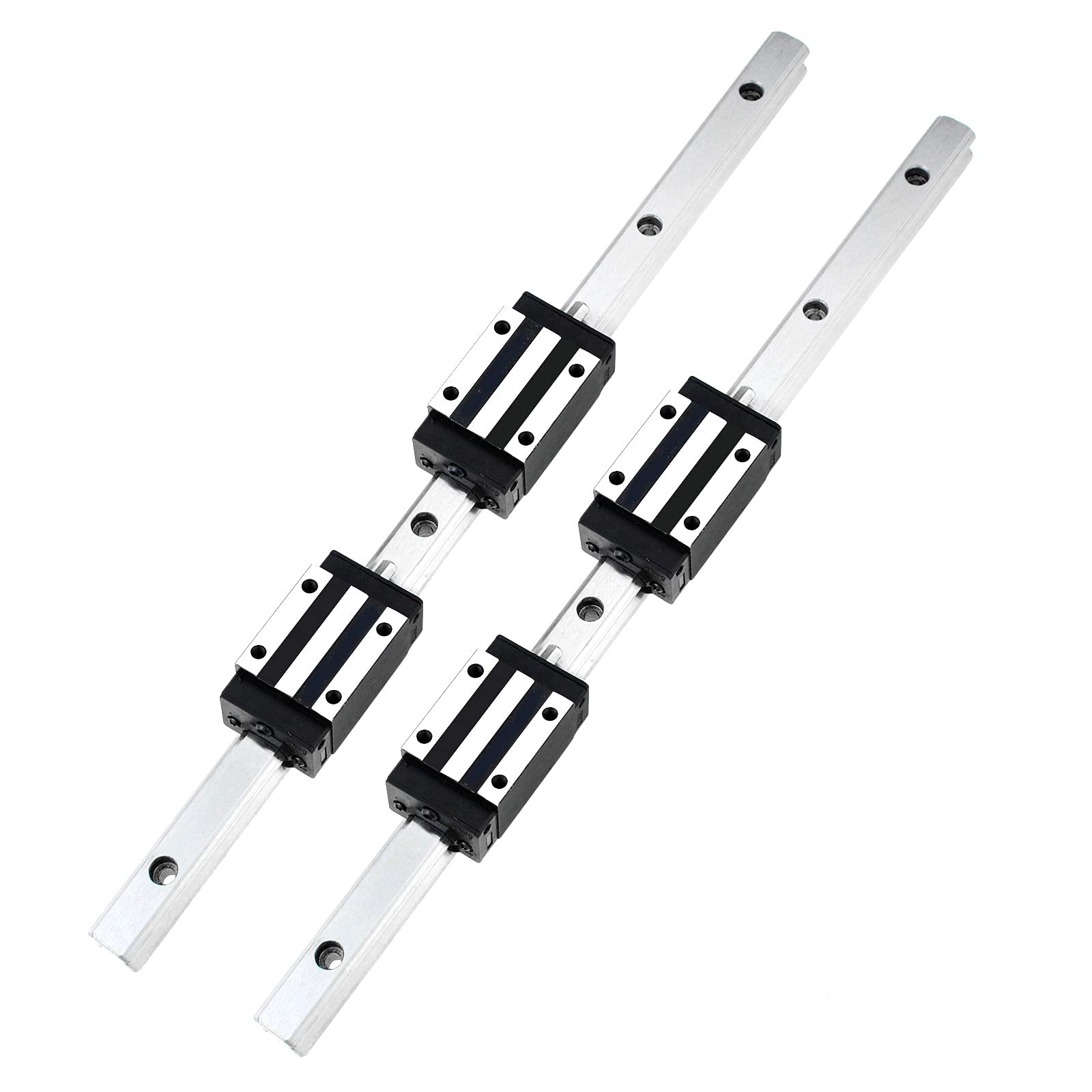 2pcs 500mm HGR20 HGH20 Linear Slide Rail with 4 pcs HGH20CA Block Carriage fo...