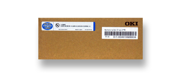 OKI GX Series Inks for ColorPainter W64 - 500ml Bag - Cyan (IP5-303)