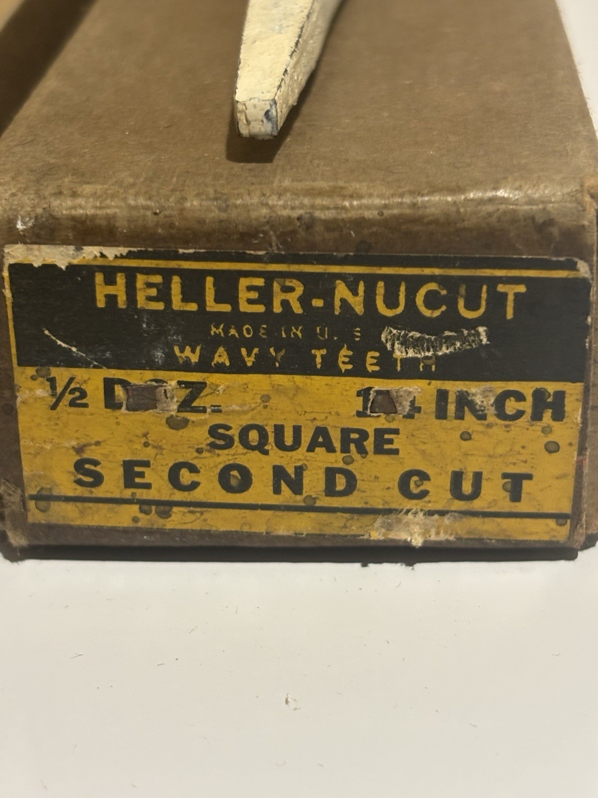 NOS 14” Square Heller Files 2nd Cut.