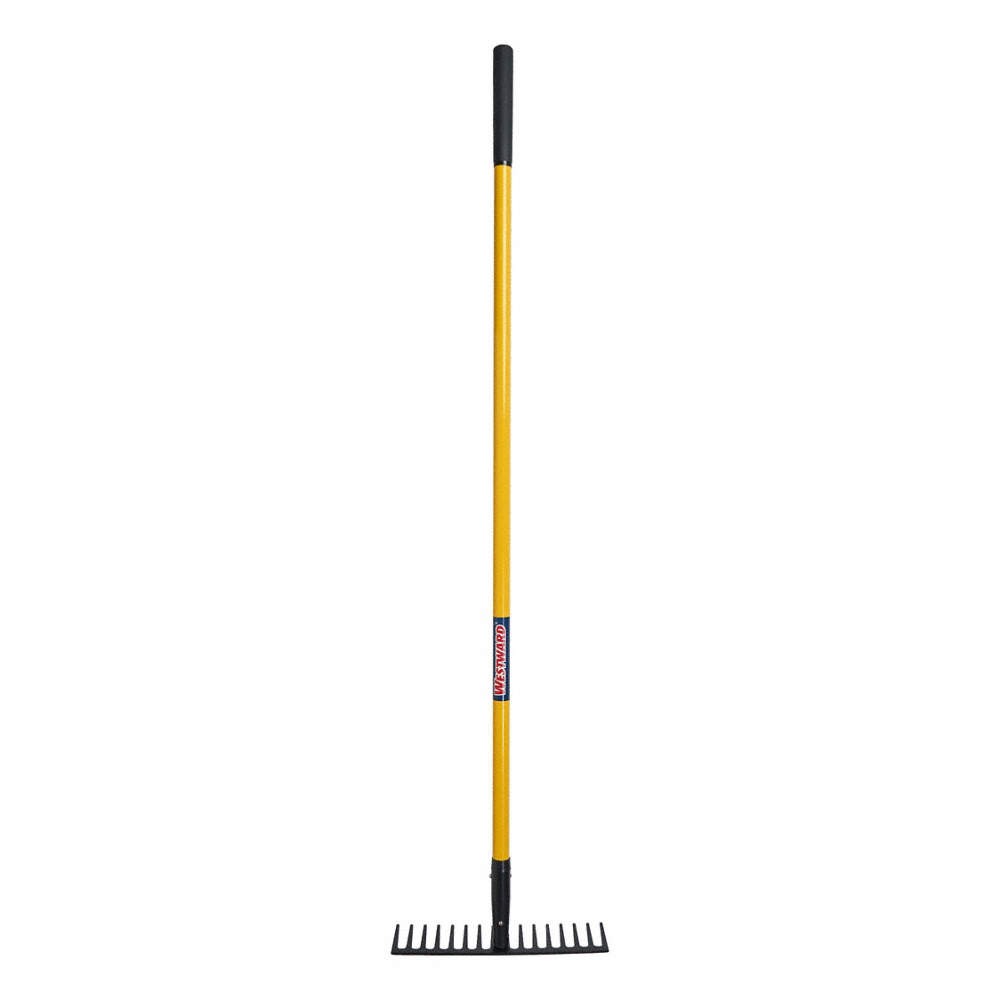 WESTWARD  Garden Level Head Rake,Steel,61 in 822H59
