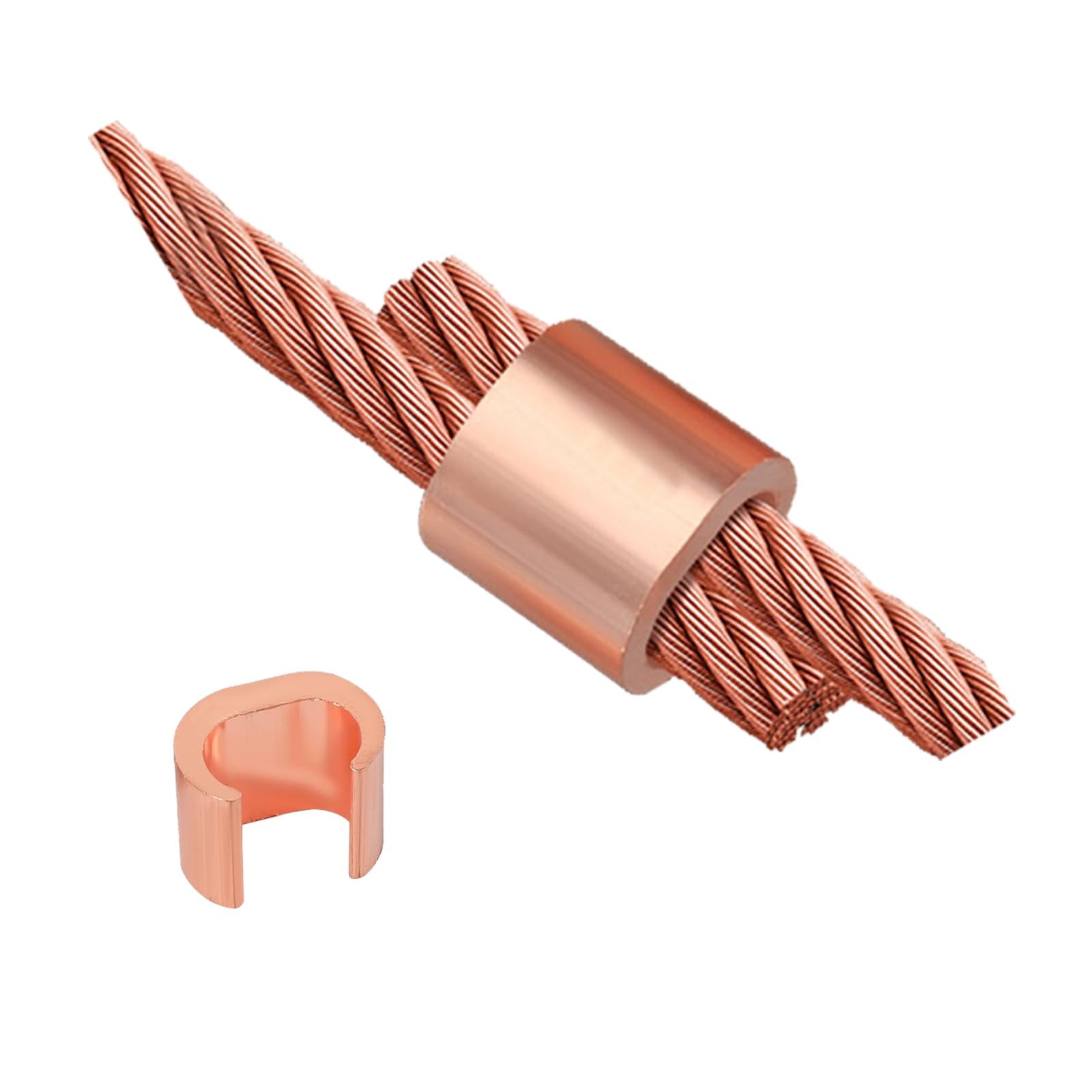 10Pcs U Shaped Thick Copper Crimping Terminal Connector Kit Suitable for 789 ...