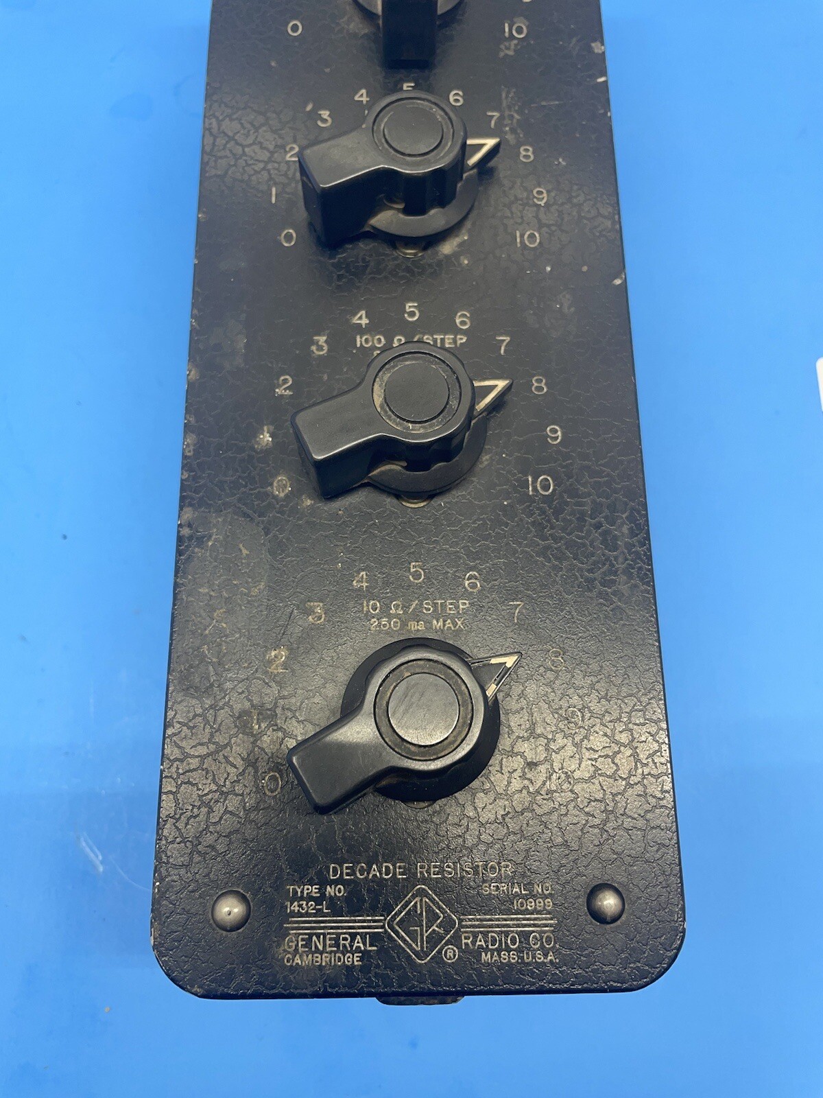 Vintage General Radio decade resistor 1432-L