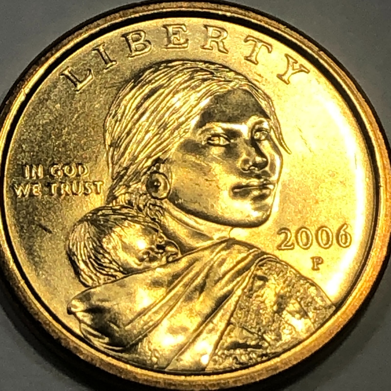 2006 P- Native American Golden Dollar Coin