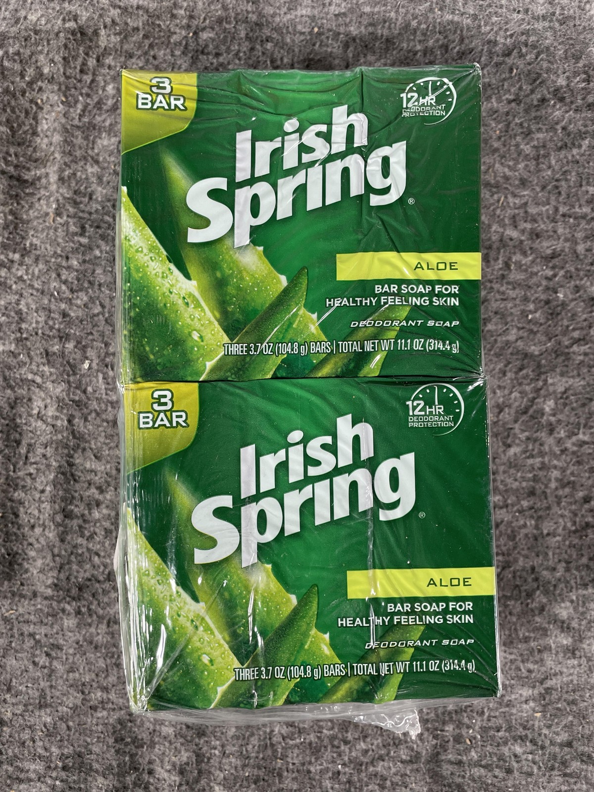 Irish Spring Original Aloe Deodorant Bar Soap 3.7 Oz 6 Bars Pack Healthy Skin